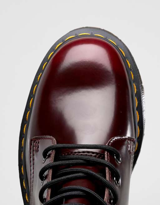 Dr. martens botas veganas jadon hotsell ii (rojo cereza)