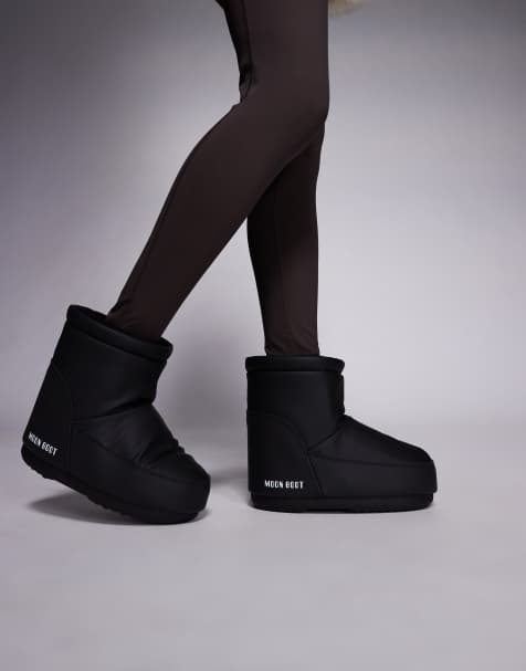 Botas de goma negras sin cordones Icon Low Nolace de Moonboot - view 1