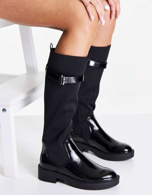 Botas de montar negras con herrajes Conor de ASOS DESIGN ASOS