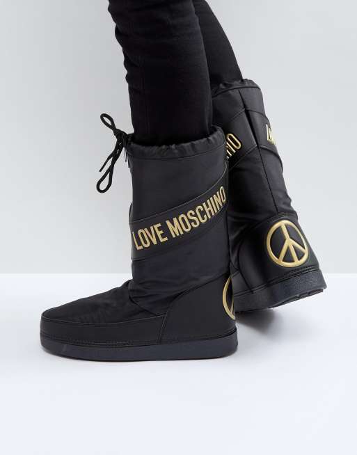 Botas de nieve con logo Peace de |