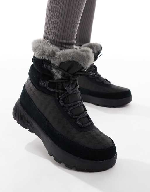 Botas de nieve negras y gris grafito Slopeside Peak Luxe de Columbia