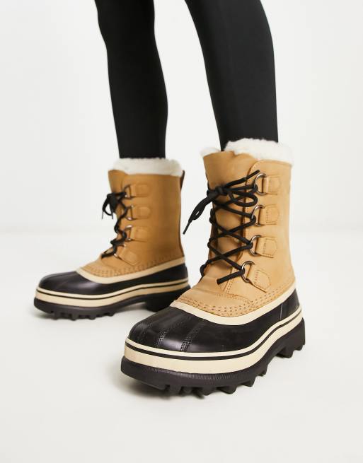 Botas de nieve tostadas Caribou Apres de Sorel ASOS