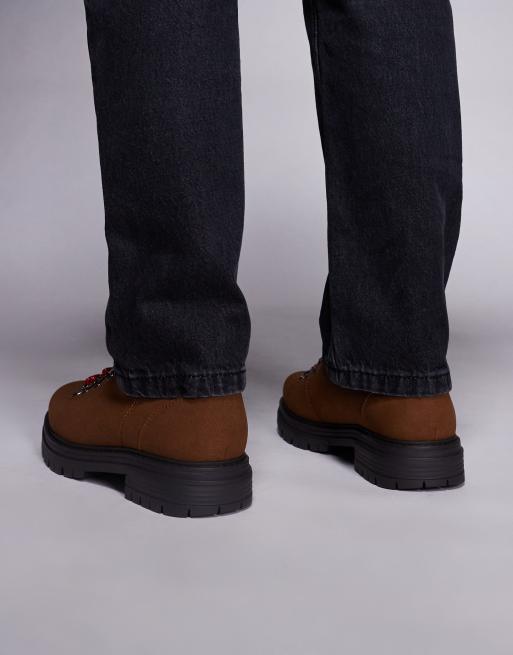 Botas de senderismo color tostado con cordones y suela dentada de ASOS DESIGN, 4 de 4