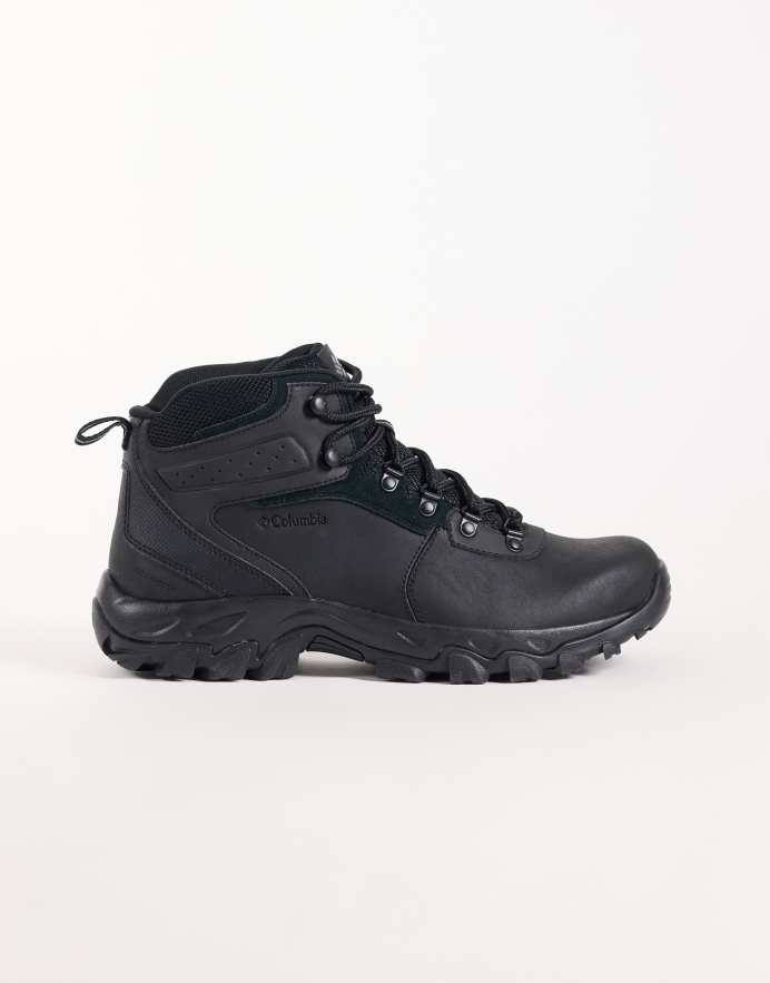 Columbia Botas de senderismo negras resistentes al agua Newton Ridge Plus II de