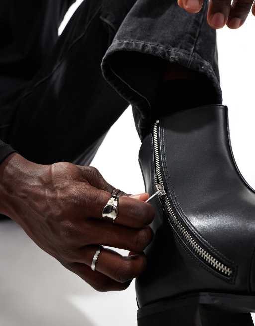 Botas de vestir negras clásicas The Warden de KOI, 3 de 4
