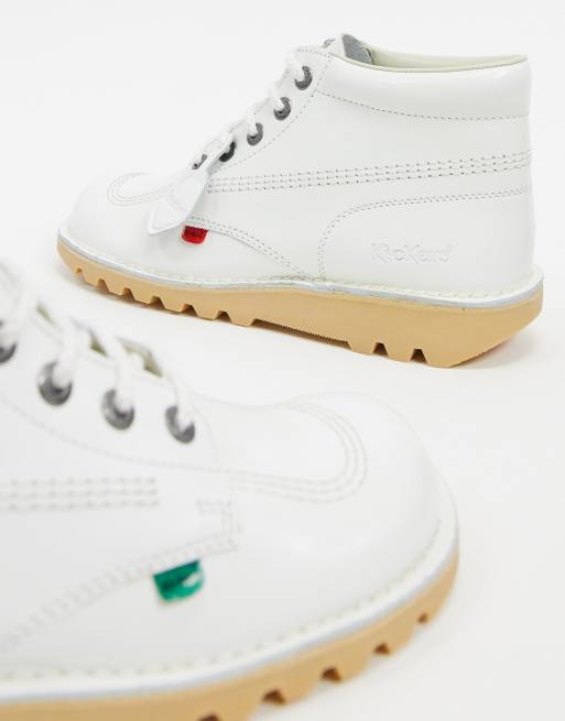 Botas en cuero blanco Kick Hi de Kickers, 4 de 4
