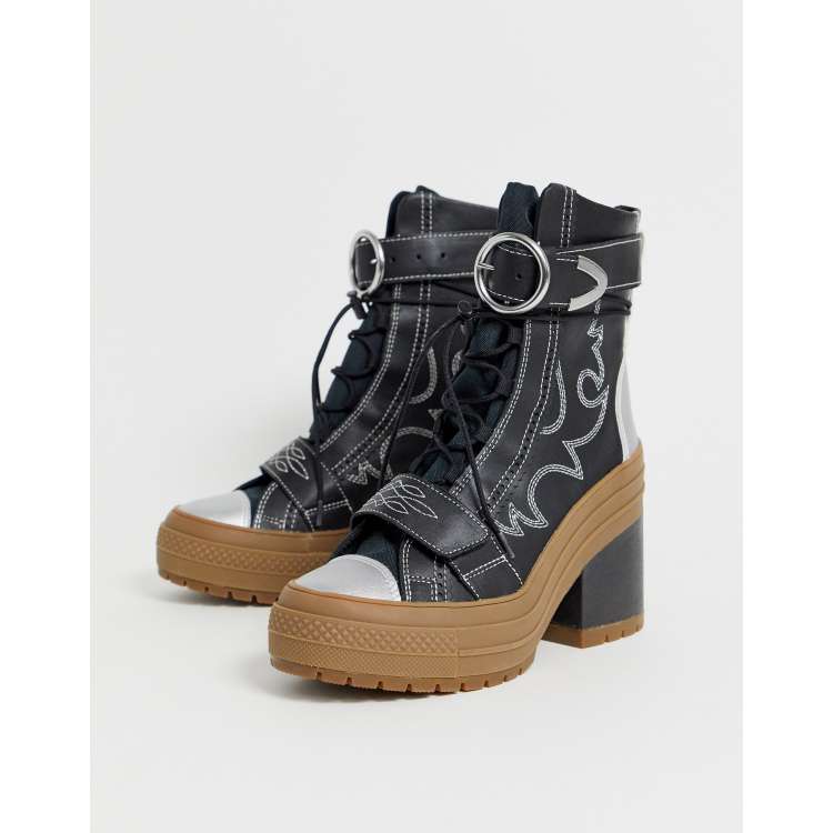 Botas estilo western con plataforma y cord n de Converse
