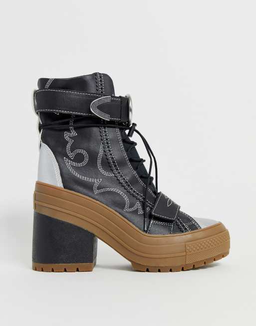 Botas estilo western con plataforma y cord n de Converse ASOS