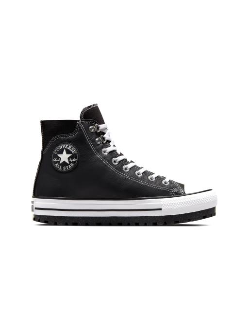 Botas impermeables plateadas negras y blancas Chuck Taylor All Star City Trek de Converse ASOS