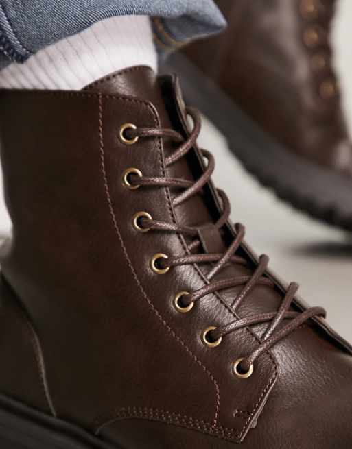 Botas marrones con cordones Duncan de schuh