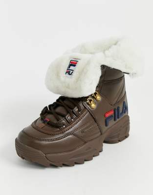 fila boots tan