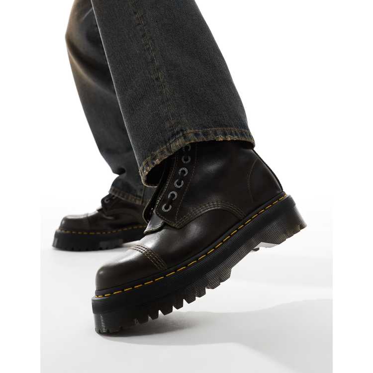 Botas marrones de cuero Sinclair Jungle de Dr. Martens