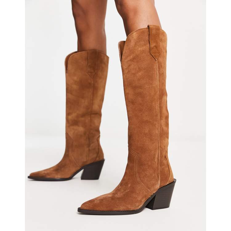 Botas marrones de estilo cowboy de de Mango | ASOS