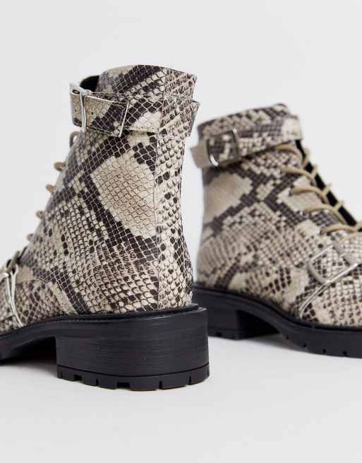 Botas militares animal print new arrivals