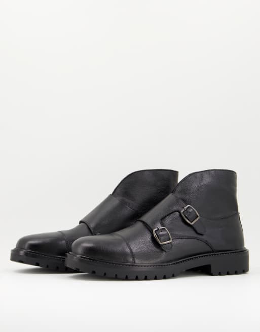 Botas Monk de cuero de Bolongaro Trevor