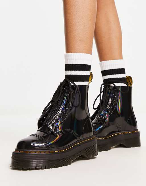 Botas negras discount estilo dr martens