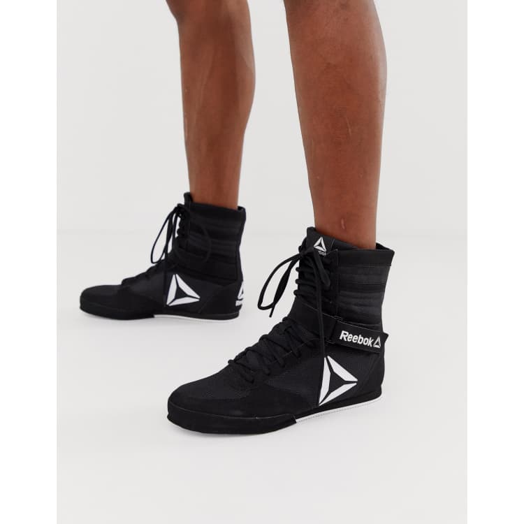 daño destilación Salto Botas negras Combat Boxing de Reebok | ASOS