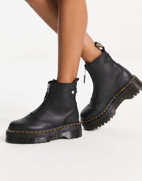 Botas negras dr online martens mujer