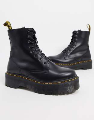 dr martens botas negras