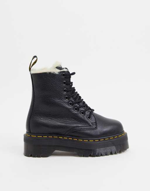 Dr martens negras outlet con plataforma