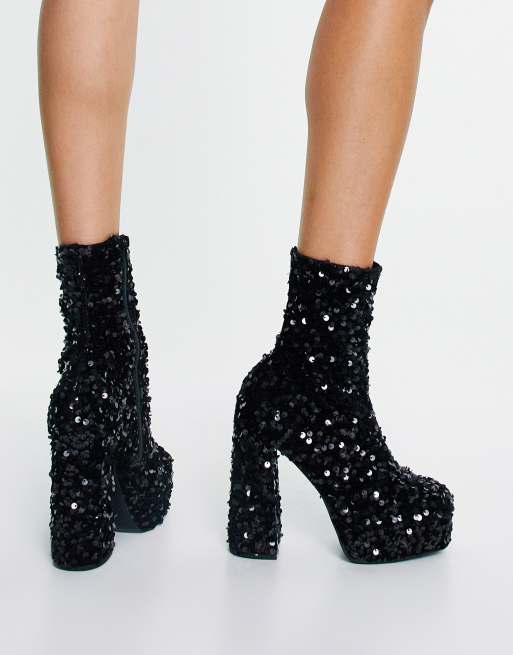 Asos botas negras online mujer