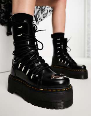 Botas de piel con plataforma online jadon