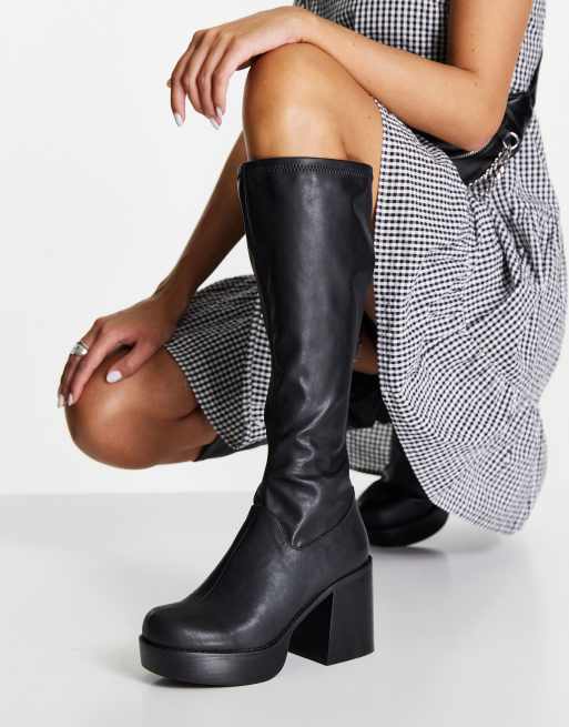 Asos botas negras mujer hot sale