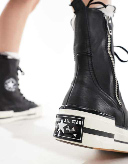 Botas negras de cuero Chuck 70 Plus X Hi de Converse, 3 de 5