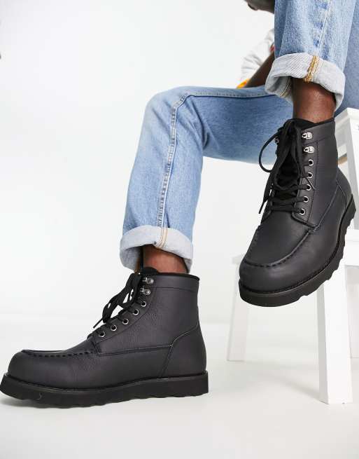 Botas negras levis discount hombre