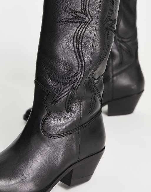 Botas camperas negras mango hot sale