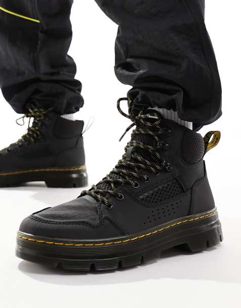 GottliebpaludanShops Martens Black 1460 XTRM Lace Up Boots Botas negras Rilla de Dr. Martens