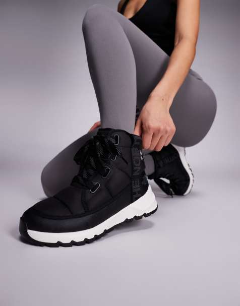 Botas negro TNF y gris asfalto impermeables con cordones Thermoball™ Luxe de The North Face - view 1