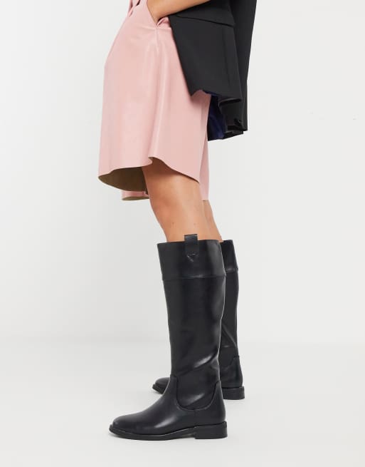 Botas planas de montar altas Carrie de ASOS DESIGN