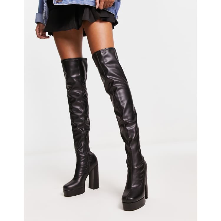 RAID Black Rumia Botas Altas Hasta La Rodilla | Urban Outfitters ES