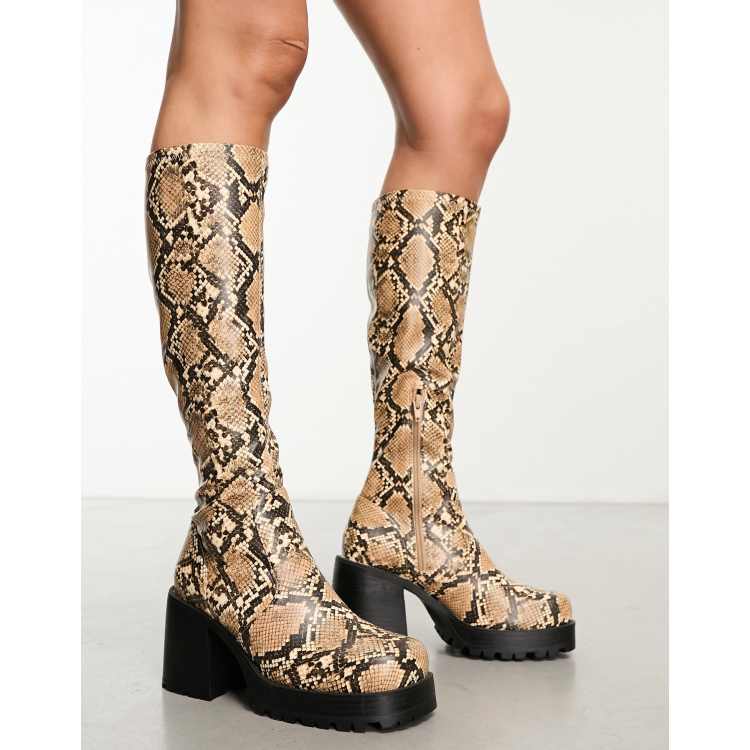 Fashion botas efecto serpiente