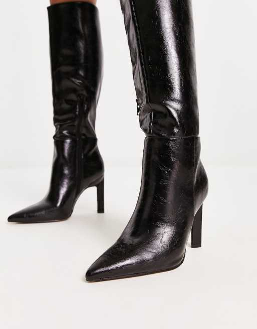 Botas por la rodilla negras Cancun de ASOS DESIGN Wide Fit, 3 de 4
