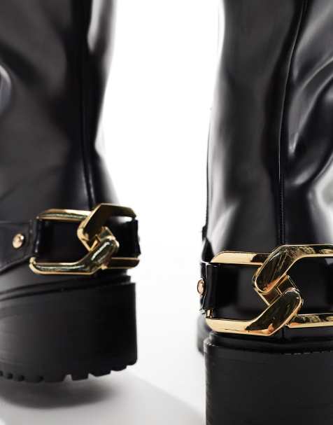 Botas por la rodilla negras Gerald de SIMMI London - view 1