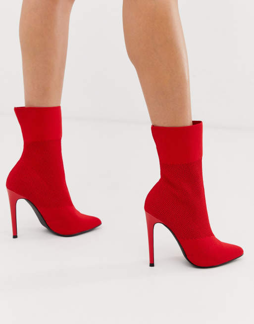 Botas rojas flexibles de Steve Madden | ASOS