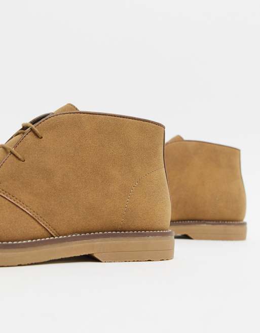 Botas safari de antelina en tostado de KG by Kurt Geiger