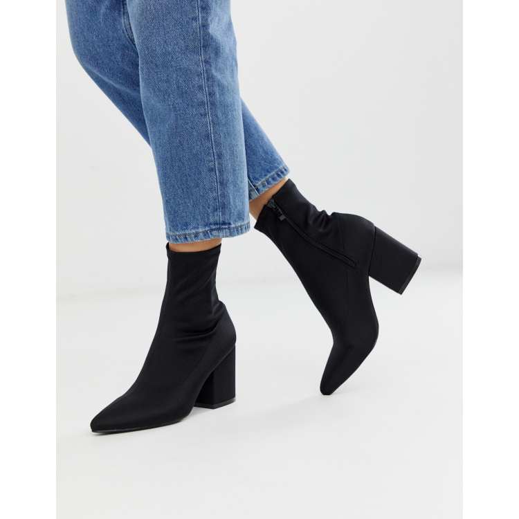 Botas tipo calcet n sin cierres en negro Kinley de RAID ASOS