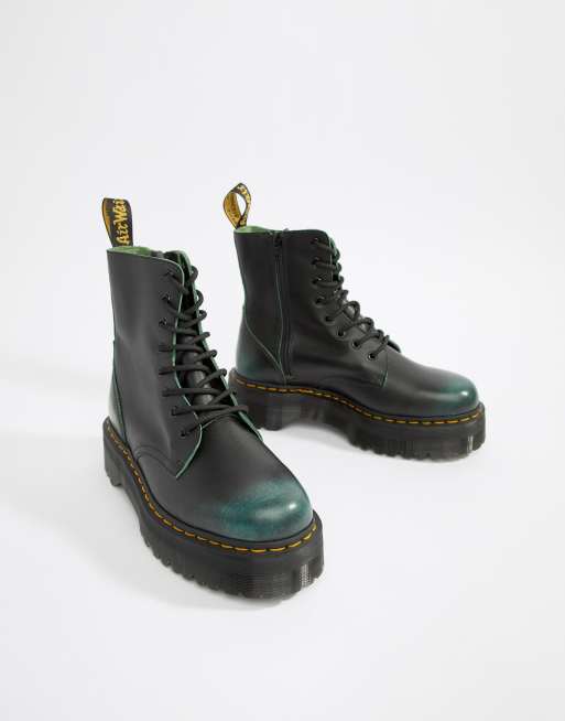 Botas martens verdes hot sale