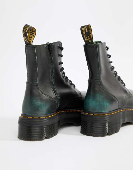 Botas verdes dr discount martens