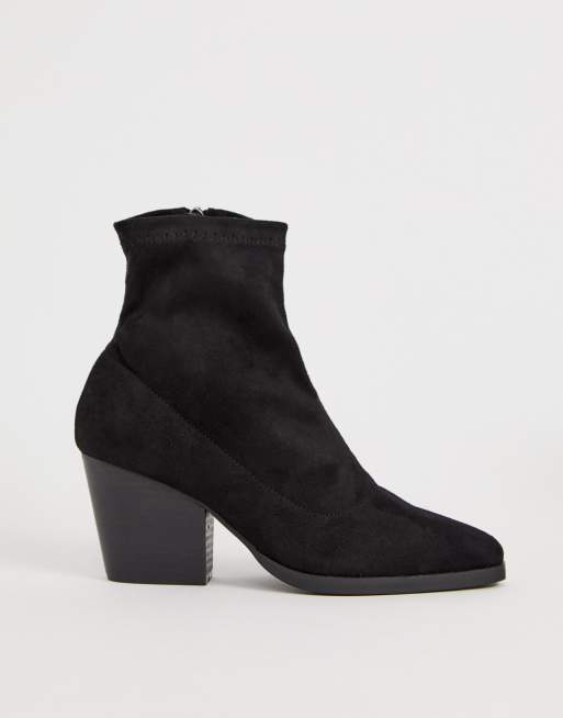 Botas western estilo calcetín en negro Charlie de Public Desire, 3 de 4