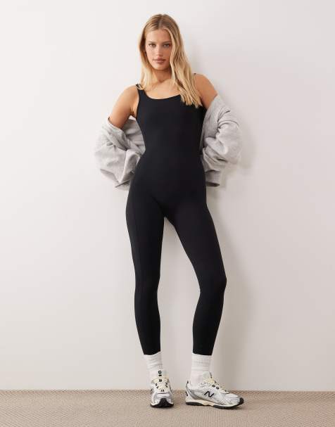 Bo+Tee low back jumpsuit in black - view 1