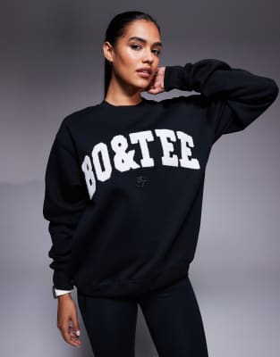Bo&tee Bo+tee Oversized Crew Neck Sweatshirt