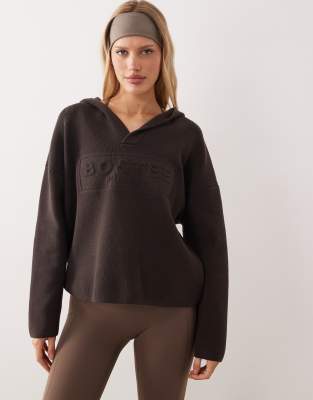 Bo+tee Oversized Hoodie In Brown