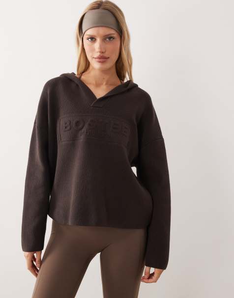 Bo+Tee oversized hoodie in espresso - view 1