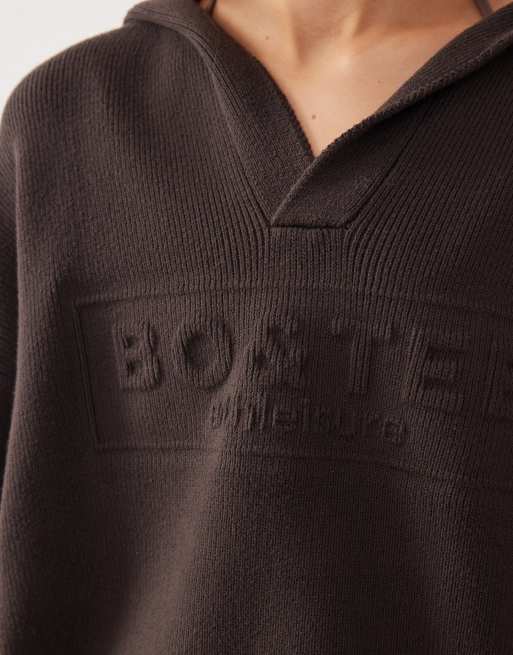 Bo+Tee oversized hoodie in espresso, 4 of 4
