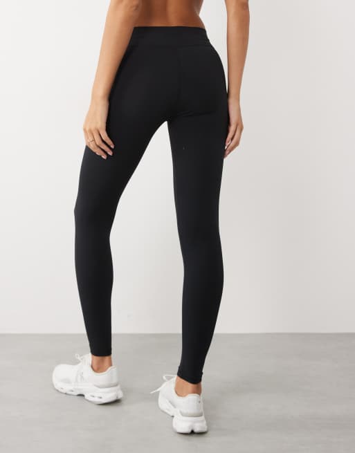 Bo+Tee Soft Active cross-over waistband leggings in black - part of a set, 4 of 5