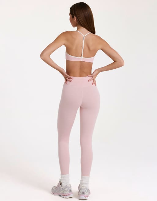 Bo+Tee soft active high rise leggings in blush pink, 4 of 4